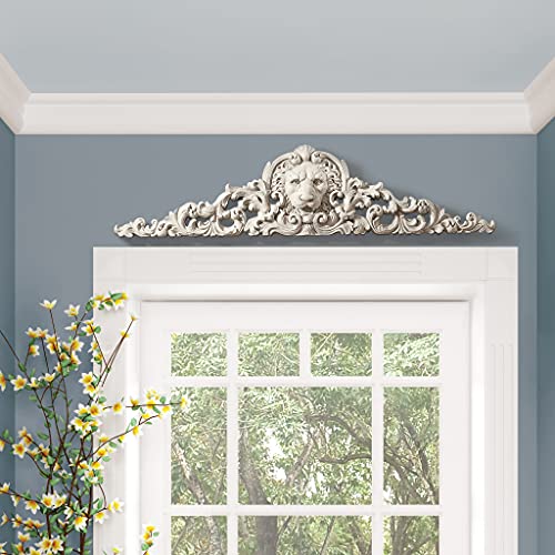 Design Toscano Remoulage Lion Sculptural Wall Pediment