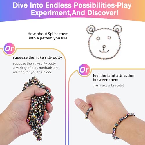 550pcs Desk Fidget Toys for Adults,Stress & Anxiety Relief, Sensory Fidget Toys for Office, ADHD, Autism,Ideal Gift (Colorful) - color: Colorful