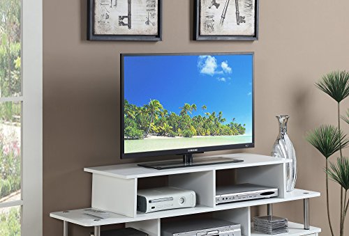 Convenience Concepts Designs2Go TV/Monitor Riser for TVs up to 46 Inches, White, Large - color: White, size: Large