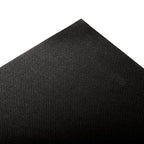 Lyellfe Black Serving Tray with Handles, Decorative Ottoman Tray in Alligator Faux Leather, 17x12 Inch Rectangular for Coffee Table, Living Room, Bed or Dressing Table