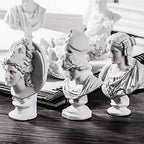 LAGOM HOUSE Greek Bust Statue and Sculptures Set of 10 PCS Greek Bust Statue Decor Roman Resin Mini Greek Mythology Figurine Greek God Bust Small for Decor/Gifts/Drawing