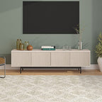Henn&Hart Whitman, 70'' Rectangular TV Stand, Alder White - color: Alder White, size: 70'' Rectangular TV Stand