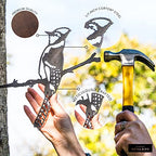 METALBIRD - Hummingbird - Outdoor Tree Ornaments in Corten Steel - Metal Art Proudly Made in The USA