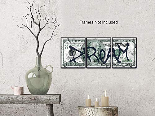 Motivational Wall Art - 8x10 Motivational Posters - Entrepreneur Wall Art - Office Decor - Home Office Decor - Graffiti - Entrepreneur Gifts - size: 3 - 8x10 Inch Prints