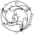 Safavieh Wall Art Collection Circular Candle Holder Wall Sconce