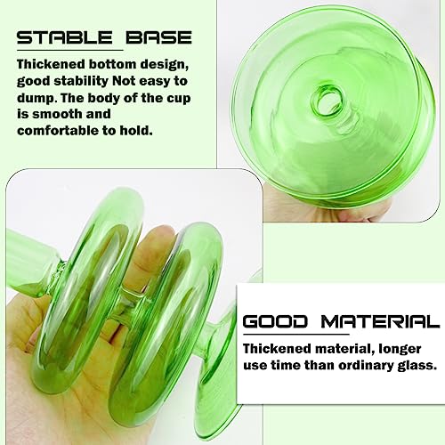 Clear Taper Candle Holders Glass Candle Stick Holder Modern Candle Holders for Tapered Candlesticks Wedding Reception Centerpieces Christmas（Dark Green） - color: Color 5