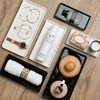 Gurygo 2 Pack 8" Ceramic Rectangular Vanity Trays, White, Set of 2 - color: White Set/2, size: 8.1"x4.2"x0.7",set/2