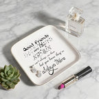 Friend Gifts for Women Trinket Dish Jewelry Tray - Good Friends are Like Stars - Unique Friendship Gifts Friendship Gift Ring Dish for Birthday, Christmas, Galentine's Day - style: Good Friends are Like Stars