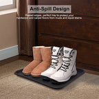 Multi-Purpose Boot Tray Mat,Dog Bowl Tray,Waterproof for Indoor and Outdoor Floor Protection - size: 20"L x 15"W