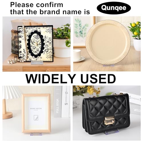 12 Packs Adjustable Purse Display Stand Clear Acrylic Handbag Stand Holder for Wallet Purses Handbag Bag Jewelry Display Organizer for Party Weddings Home Decoration Birthdays