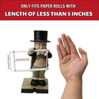 Pottery Toilet Butler Statue – Funny Toilet Paper Holder Stand, Resin Boy Holding Nose Roll Hanger, Gentleman Tissue Paper Towel Dispenser for Shelf, Table, Desk Home Decor, Modern Bathroom Sculptures