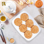 R-kay 6 Pack White Serving Tray - 12.75 x 8.25 Trays for Serving Food - Heavy Duty Platters for Party - Premium - color: White