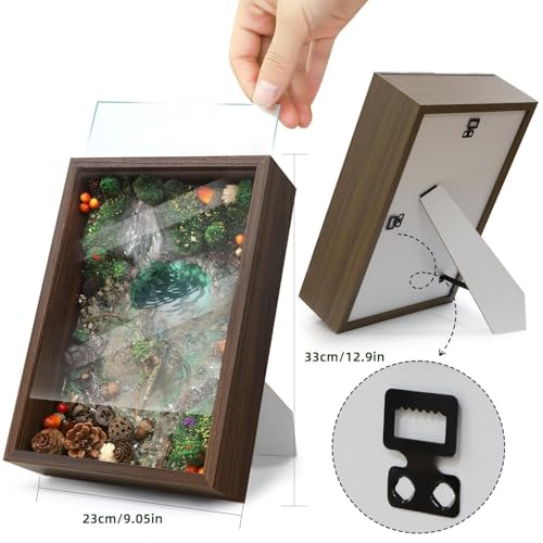Microland Fun Crafts for Adults DIY Zen Forest Landscape Resin Crafting Kit Ladies Craft Night Kit Crafty Women Present Mom Birthday Gift Ideas Unique Mothers Day Creative Gifts for Artists Teen Girls