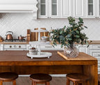 Creative Co-Op Round 3-Tier Decorative Wood Tray with Hobnail Edge, White - color: White, style: 3-Tier