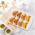 R-kay 6 Pack Clear Plastic Serving Trays For Party, 12.75 x 8.25 In - Heavy Duty Plastic Trays For Food - Rectangular Platters - color: Clear