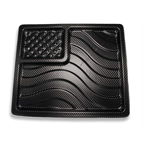 We The People Holsters - American Flag EDC Kydex Dump Tray - Valet Tray for Men - EDC Organizer and Catch-All for Everyday Carry - Keys - Change - Phone (Carbon Fiber) - color: Carbon Fiber