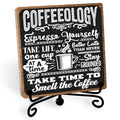Funny Coffee Bar Accessories - Table Decorations & Desk Shelf Cubicles for Coffee Bar Decoration - style: coffee sign 06