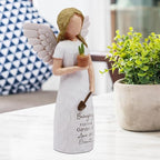 Gardening Gifts for Women, Gift for Gardeners Woman, Garden Gifts Women, Unique Gardening Gift, Garden Angel, Sculpted Hand-Painted Angel Figurine - style: Gardening love angel