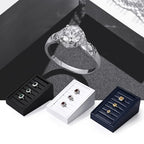 Oirlv Premium PU Leather Ring Tray Display Stand Slotted Ring Showcase Display Jewelry Organizer Jewelry Holder for Trade Show(Black) - color: Leather black