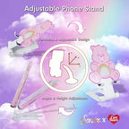 Sonix x Care Bears Character Phone Stand | Adjustable Cell Phone Holder, Desk Stand, Dock | Care Bears | Cheer Bear - color: Cheer Bear