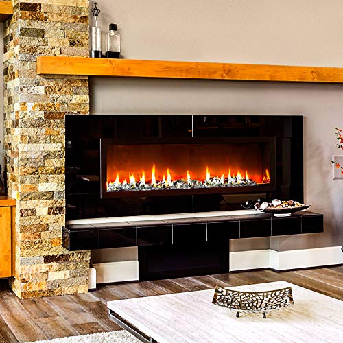 Mr. Fireglass 10 Pound Fire Glass Beads, 1/2" Reflective Round Fire Glass Drops for Fireplace Fire Pit & Lanscaping, High Luster Crystal Ice - color: Crystal Ice, size: 1/2 inch, 10 Pounds