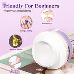 MIZHSE 60g White 3D Gel Nail Art Sculpting, Solid Builder Gel for Nails Non-Sticky Carving Molding Hard Extension Gels Soak Off U V LED for Salon Manicure Home DIY - color: 0-0-White