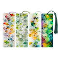 Colorful Art Flower Bookshelf Bookmark - Romantic Artsy Vibe Bookmarks, Perfect Reading Gift for Book Lovers, Bookworms and Friends (Ginkgo Leaf) - style: Ginkgo Leaf