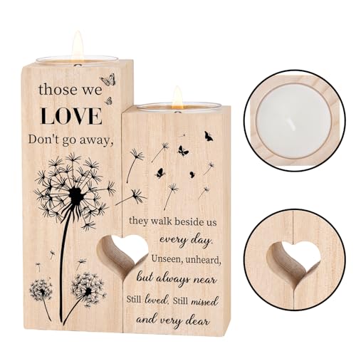 Sympathy Gifts for Loss of Loved One, Bereavement Candle Holders - Condolence Gift, Memorial Gifts for Mother Father Grandma