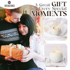 Marble Tealight Candle Holder 3.5 Inch White Gifts, Stone Holders for Votive Candles & Small Tea Lights Set of 2 for Birthday, Wedding Decorations - size: 3.5 inches