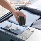 2026 Foldable 3 in 1 Wireless Charging Station,for Apple Magsafe Charger Stand,Fast Magnetic Wireless Charger Station for iPhone 1716 15 14 13 12 Series,Airpods Pro,Apple Watch Ultra Series（Black）