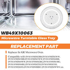 14 1/8" Microwave Turntable Glass Tray by Beaquicy - 14 1/8 INCH Microwave Plate Replacement for GE Microwave - Replaces DE74-20002B WB49X10063 DE74-20002A DE74-20002D WB39X10038 WB49X10096 - size: 14.2"