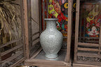 Chinese Ceramic Art Handmade Antique ice Crack Glaze vases Big China Porcelain Flower Bottle Vase Mild Mint Green - color: Mild Mint Green