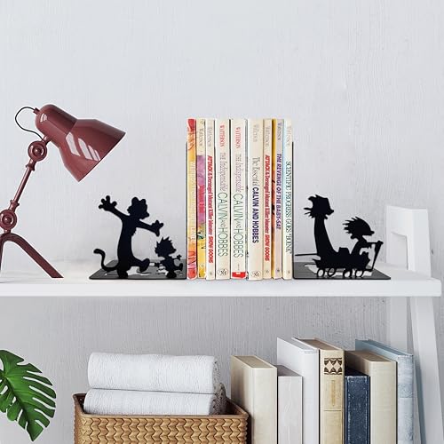 C&H Decorative Bookends – Modern Kids Book Stopper for Shelves, Home Decor, Collectible Merchandise