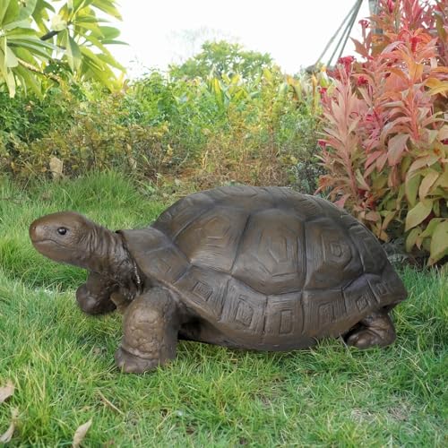 SKYFIRE Large Turtle Statues for Garden - 29.5' x 15.7' x 11.8' Fiber Reinforced Concrete Figurines, Garden Sculptures & Statues for Outdoors, Lawn, Yard, Indoor - Tortoise Outdoor Decor - color: Turtle, size: 29.5*15.7*11.8inch
