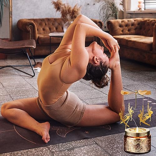 Mothers Day Gifts for Mom Wife Daughter Sister, Birthday Gifts for Women, Unique Candle Gift for Friends Women, Rotatable Scented Candles Gift for Mothers Day Anniversary Christmas (Girl with Wings) - size: Girl with Wings