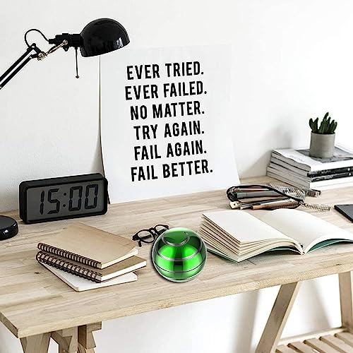 Kinetic Desk Toys, 1.54'' Kinetic Spinning Desk Toys for Kids Adults, Fidget Toys for Party Favors, Christmas Stocking Stuffers, Easter Basket (39MM, Green-A) - color: Green-a