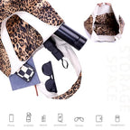 DGAZ Designer Shoulder Bags for Women, Luxury Tote Bag with Zipper, Large Shoulder Hobo Bags - color: Leopard B