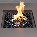 Mr. Fireglass 10 Pound Fire Glass Beads, 1/2" Reflective Round Fire Glass Drops for Fireplace Fire Pit & Lanscaping, High Luster Onyx Black (Pack of 2) - color: Onyx Black, size: 1/2 inch, 10 Pounds (Pack of 2)