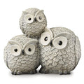 Garden Items Owls Garden Statue, one Size, Light Gray - size: One Size