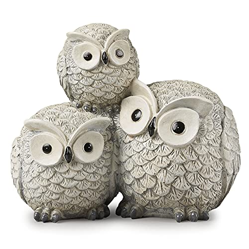 Garden Items Owls Garden Statue, one Size, Light Gray - size: One Size