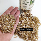 HappyFiller Metallic Baige Crushed Glass Sand,1.3 LB(1.5 Cup) 3-7mm Vase Filler,Wedding Table Centerpiece,Candle Holder,Epoxy Resin Art,Craft Glitter,Terrarium Gravel - color: Baige