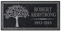 in Loving Memory Photo Tree of Life Personalized Granite Memorial Stone Sympathy Remembrance of Dad Mom Child (Granite-Tree-Pers, Garden 12"x6"x3/8")
