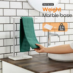 Towel Holder Chrome for Bathroom Vanity Countertop 1-Tier Towel Rack Stand with Heavy Marble Base Thicken Steady, Polished Stainless Steel AN7002CH - color: Polished Chrome, size: 1-Bar