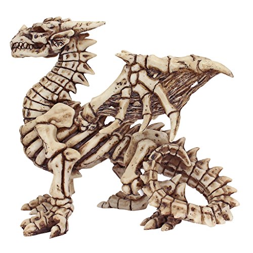 Design Toscano Corpus Crux Gothic Dragon Skeleton Statue - style: Gothic Dragon Skeleton