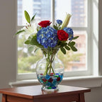 Galashield Flat Glass Marbles for Vases Multi Mix Glass Gems Beads Pebbles Vase Filler (5 LBS, Approx. 540 PCS) - color: Multi Mix, size: 5 LBS