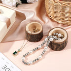 24 Pcs Wooden Tea Light Candle Holders Votive Candle Holders, Rustic Wooden Pillar Candle Stands Vintage Tealight Holders Set Candle Centerpieces for Dining Table Wedding Party, 1.6" H