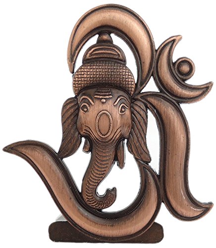 FURE B-Fashionable Antique Om Ganesha Idol (Antique Copper)