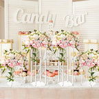 Geetery 4 Pieces Tall Acrylic Vase Wedding Centerpieces Clear Flower Stand Column Geometric Floral Vase Elegant Display Holder for Birthday Party Wedding Table Decorations (20 Inch) - size: 20 Inch