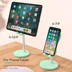 Cell Phone Stand,Angle Height Adjustable Cell Phone Stand for Desk,Cute Rabbit Phone Holder Stand for Desk, Compatible with All Mobile Phones, Tablets(4-10in) (Green) - color: Green