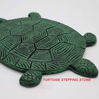 MDLUU Tortoise Stepping Stone, Cast Iron Flagstone, Decorative Turtle Stepping Stone for Lawn, Yard, Garden Walk Way, 13.3"×10.2" - size: Turtle(13.3" x 10.2")